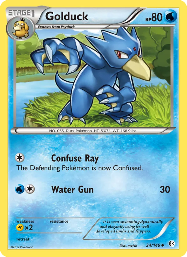 Golduck · Boundaries Crossed 34/149