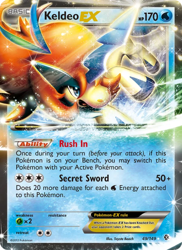 Keldeo-EX · Boundaries Crossed 49/149