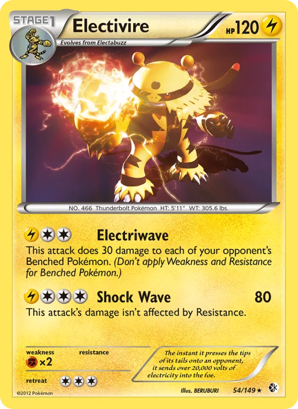 Electivire · Boundaries Crossed 54/149