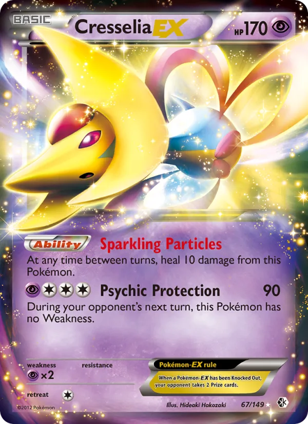 Cresselia-EX · Boundaries Crossed 67/149