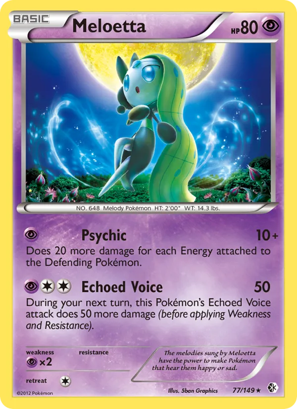 Meloetta · Boundaries Crossed 77/149