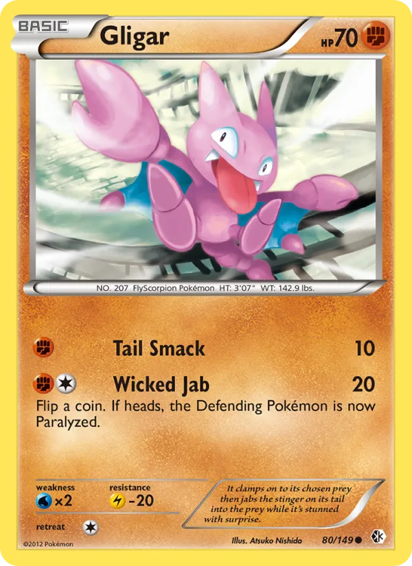 Gligar · Boundaries Crossed 80/149