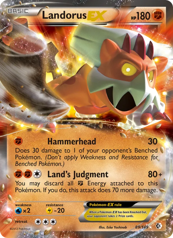Landorus-EX · Boundaries Crossed 89/149