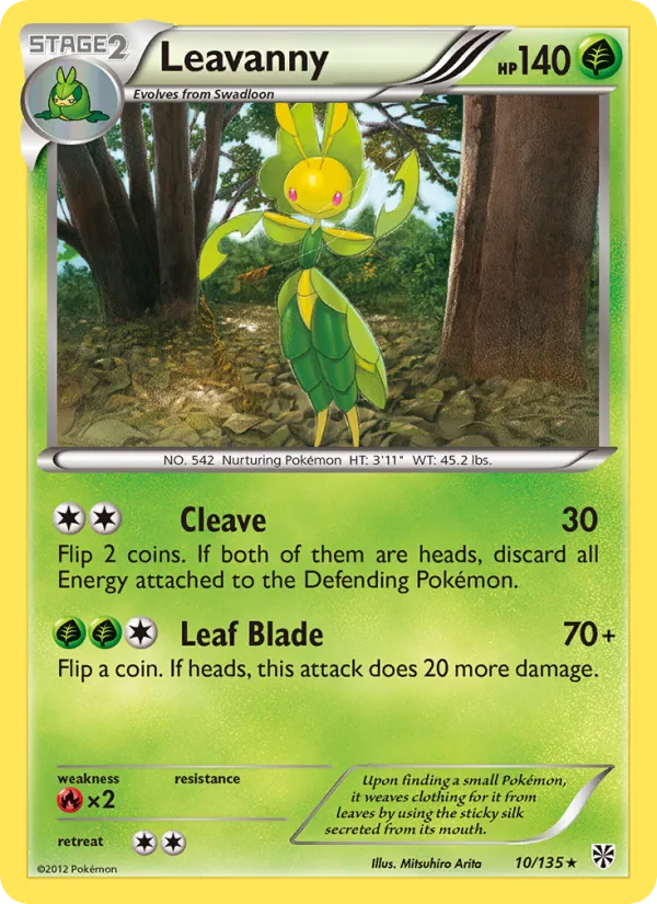 Leavanny · Plasma Storm 10/135