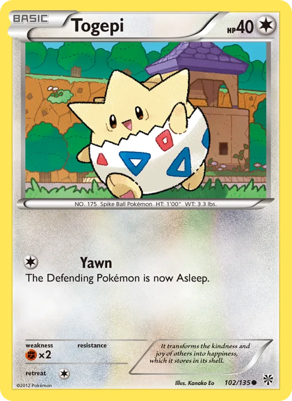 Togepi · Plasma Storm 102/135
