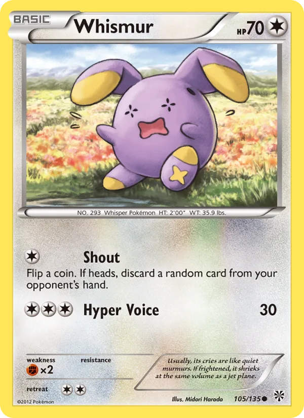 Whismur · Plasma Storm 105/135