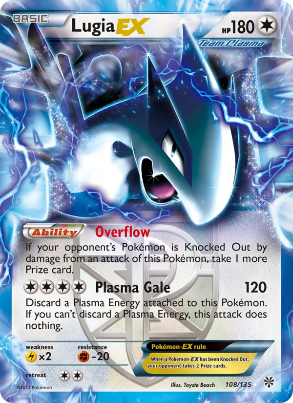 Lugia-EX · Plasma Storm 108/135