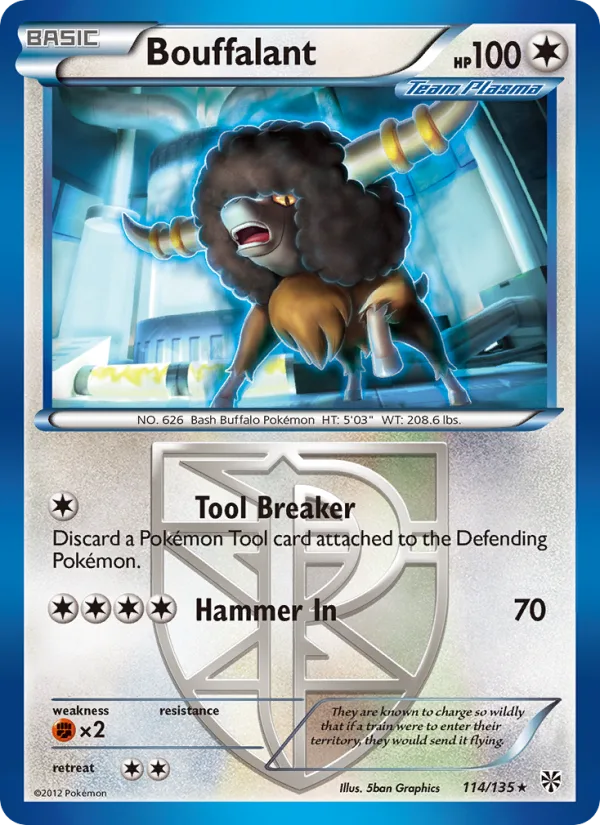 Bouffalant · Plasma Storm 114/135