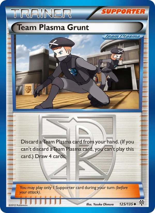 Team Plasma Grunt · Plasma Storm 125/135