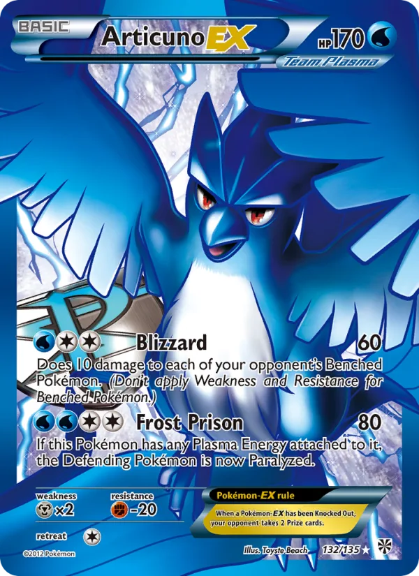 Articuno-EX · Plasma Storm 132/135