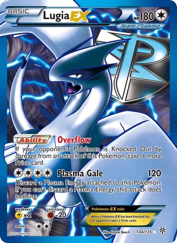 Lugia-EX · Plasma Storm 134/135