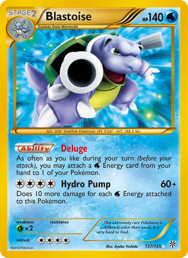 Blastoise · Plasma Storm 137/135