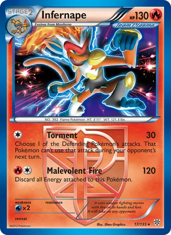 Infernape · Plasma Storm 17/135