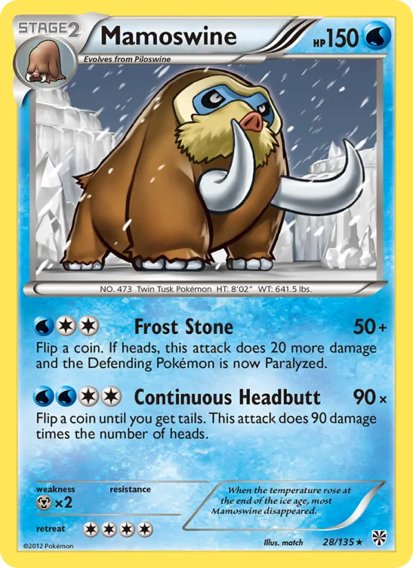 Mamoswine · Plasma Storm 28/135