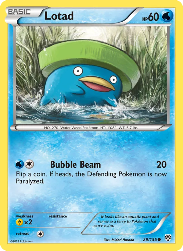 Lotad · Plasma Storm 29/135
