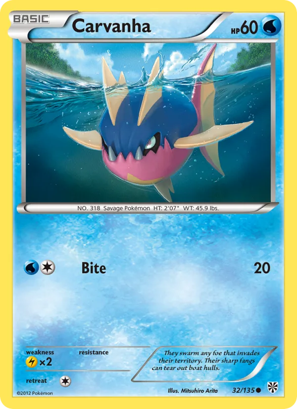 Carvanha · Plasma Storm 32/135