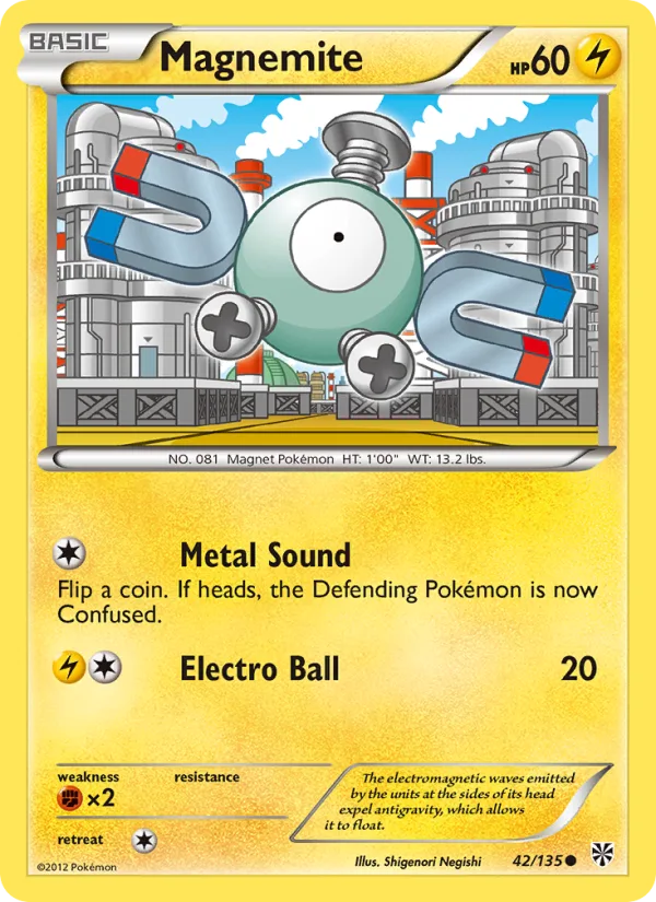 Magnemite · Plasma Storm 42/135