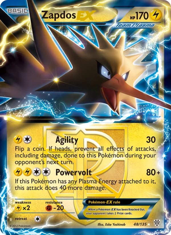 Zapdos-EX · Plasma Storm 48/135