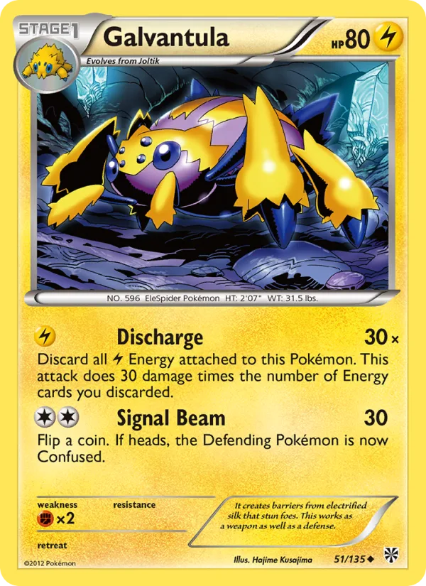 Galvantula · Plasma Storm 51/135
