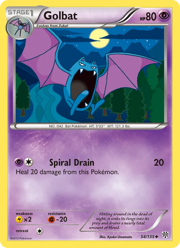 Golbat · Plasma Storm 54/135