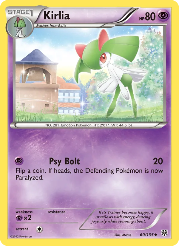 Kirlia · Plasma Storm 60/135