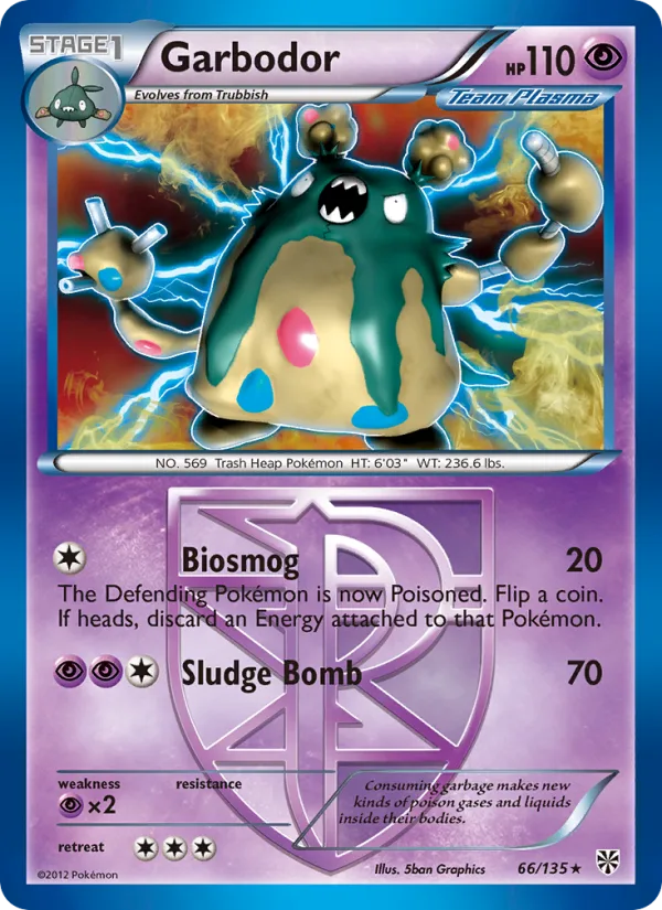Garbodor · Plasma Storm 66/135