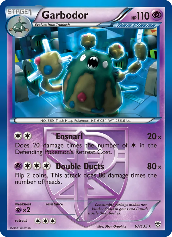 Garbodor · Plasma Storm 67/135