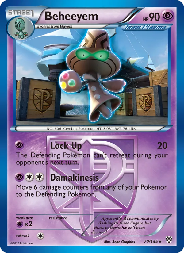 Beheeyem · Plasma Storm 70/135