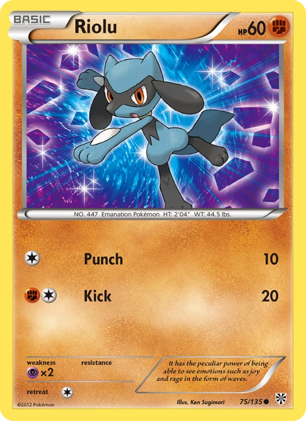 Riolu · Plasma Storm 75/135