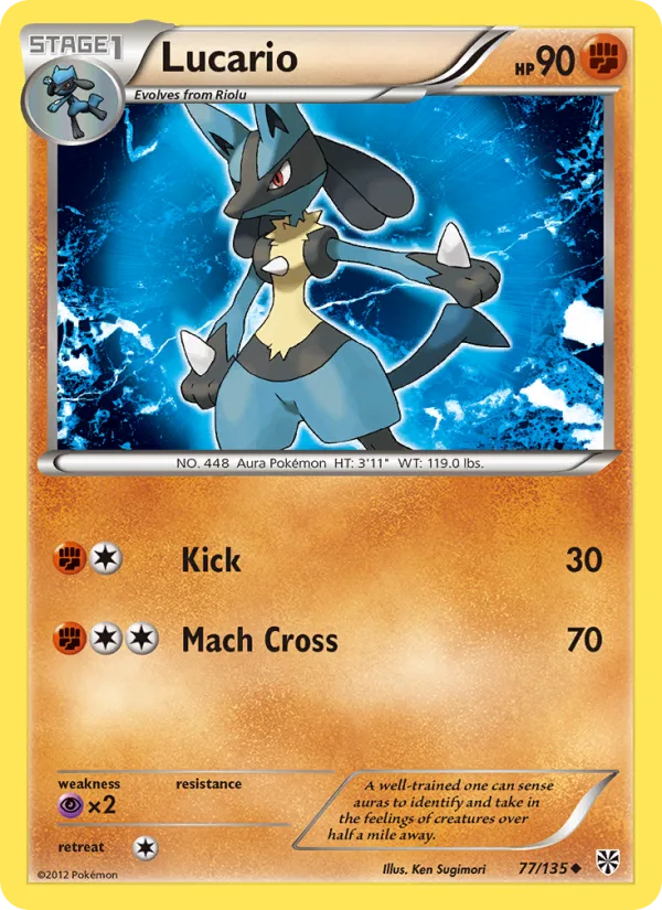 Lucario · Plasma Storm 77/135