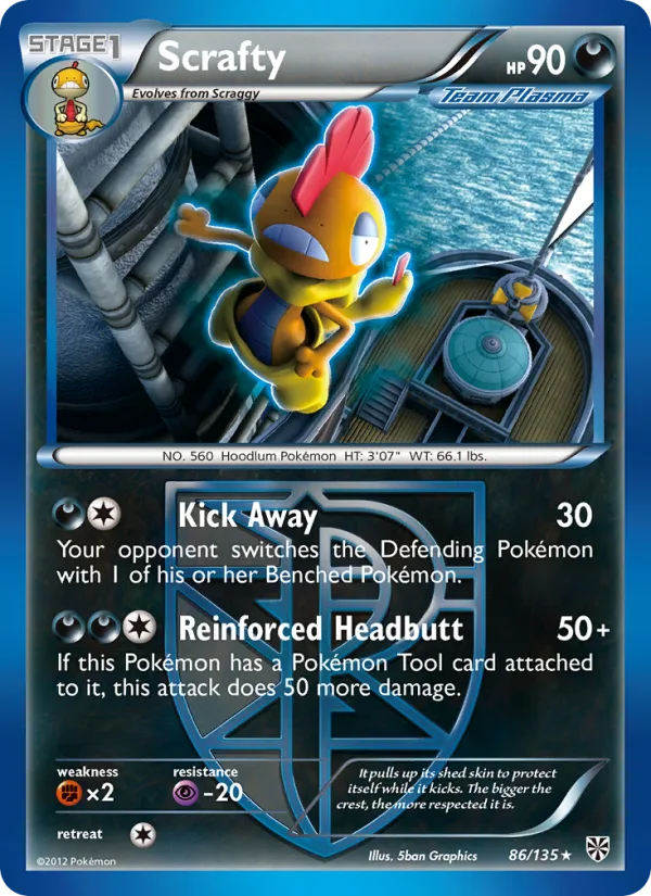 Scrafty · Plasma Storm 86/135