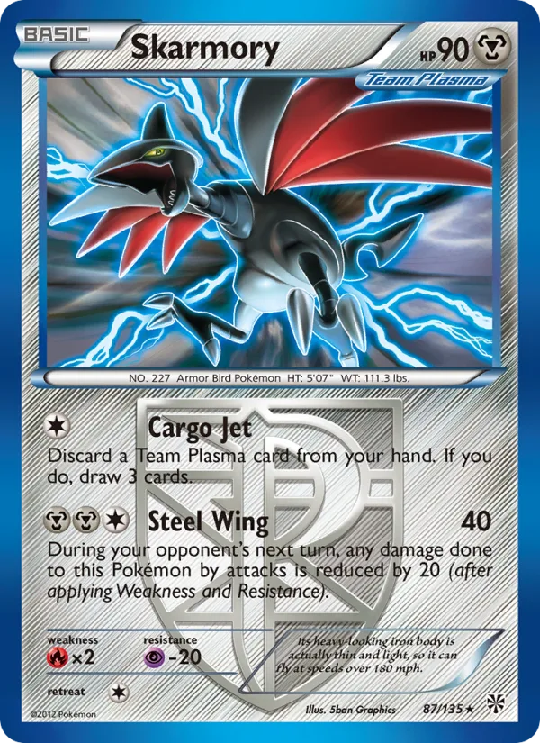 Skarmory · Plasma Storm 87/135