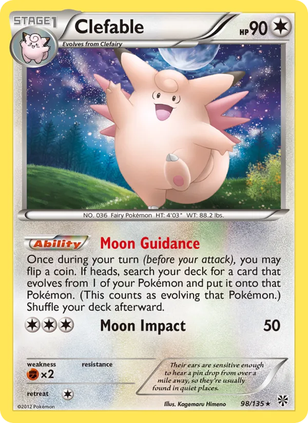 Clefable · Plasma Storm 98/135