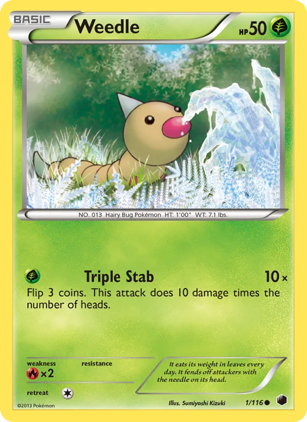 Weedle · Plasma Freeze 1/116