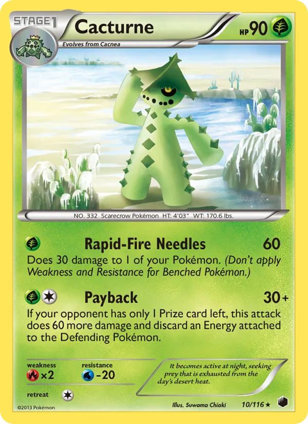Cacturne · Plasma Freeze 10/116