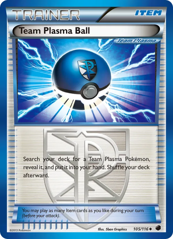 Team Plasma Ball · Plasma Freeze 105/116