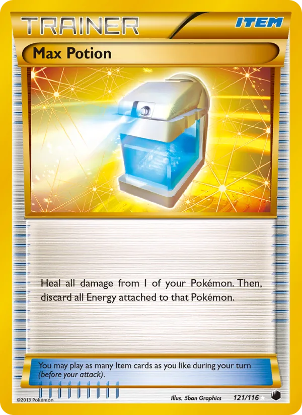 Max Potion · Plasma Freeze 121/116