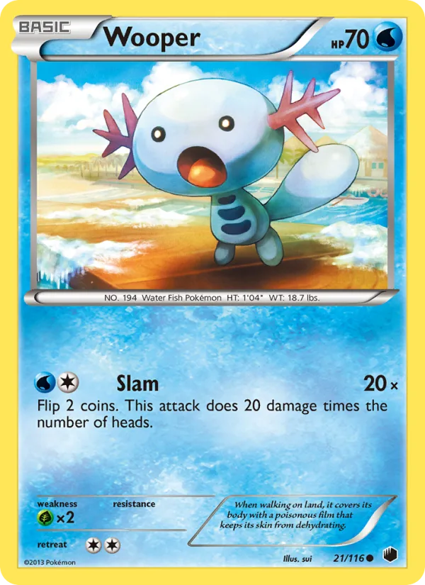 Wooper · Plasma Freeze 21/116