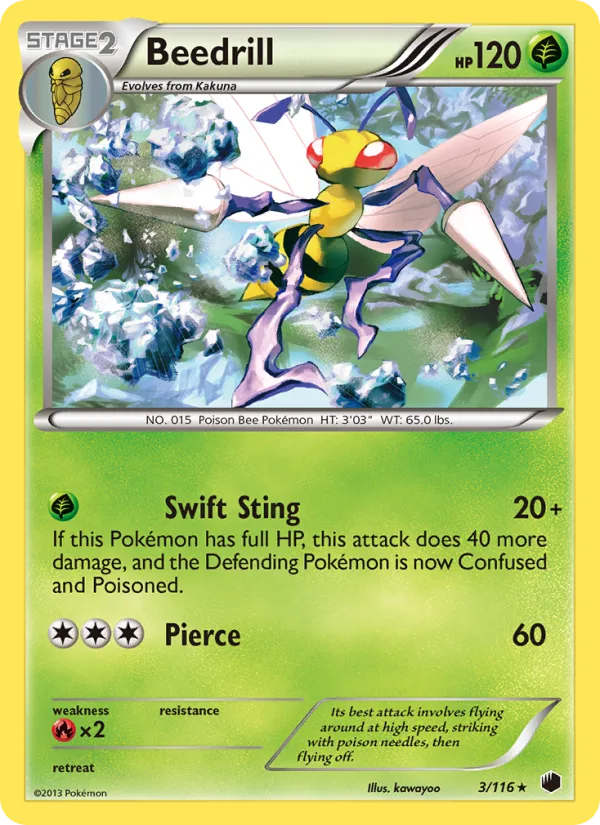 Beedrill · Plasma Freeze 3/116