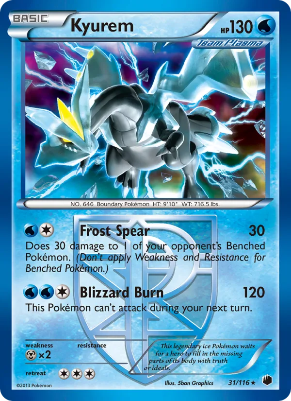 Kyurem · Plasma Freeze 31/116