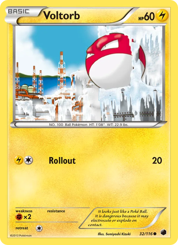 Voltorb · Plasma Freeze 32/116