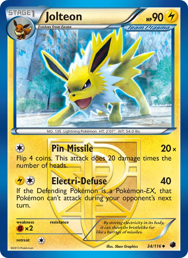 Jolteon · Plasma Freeze 34/116
