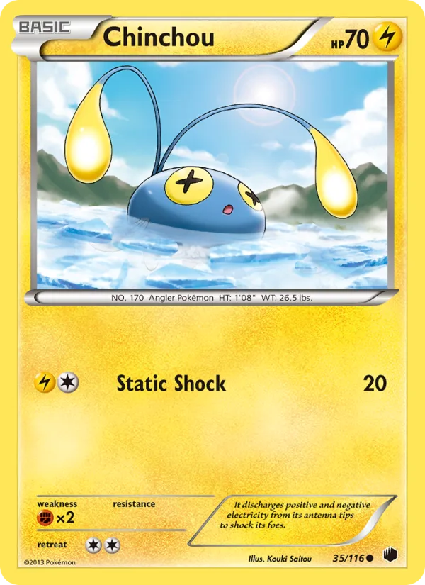 Chinchou · Plasma Freeze 35/116
