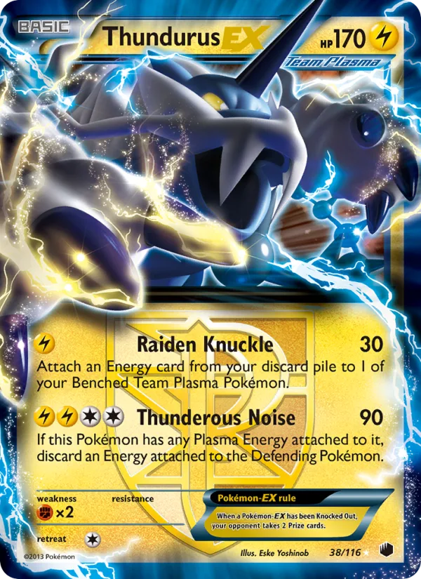 Thundurus-EX · Plasma Freeze 38/116