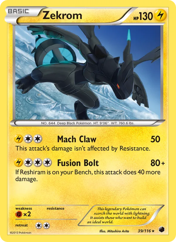 Zekrom · Plasma Freeze 39/116