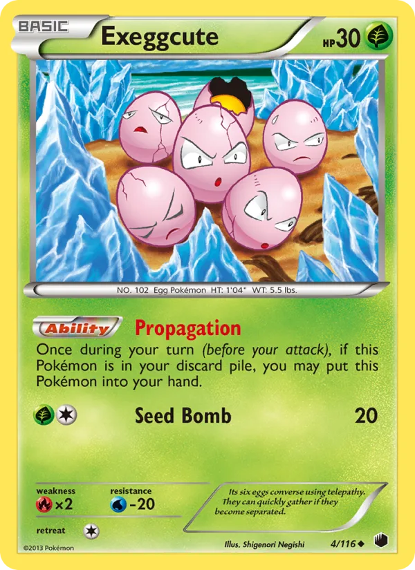 Exeggcute · Plasma Freeze 4/116