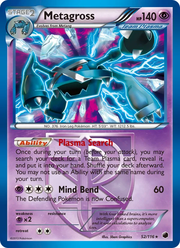 Metagross · Plasma Freeze 52/116