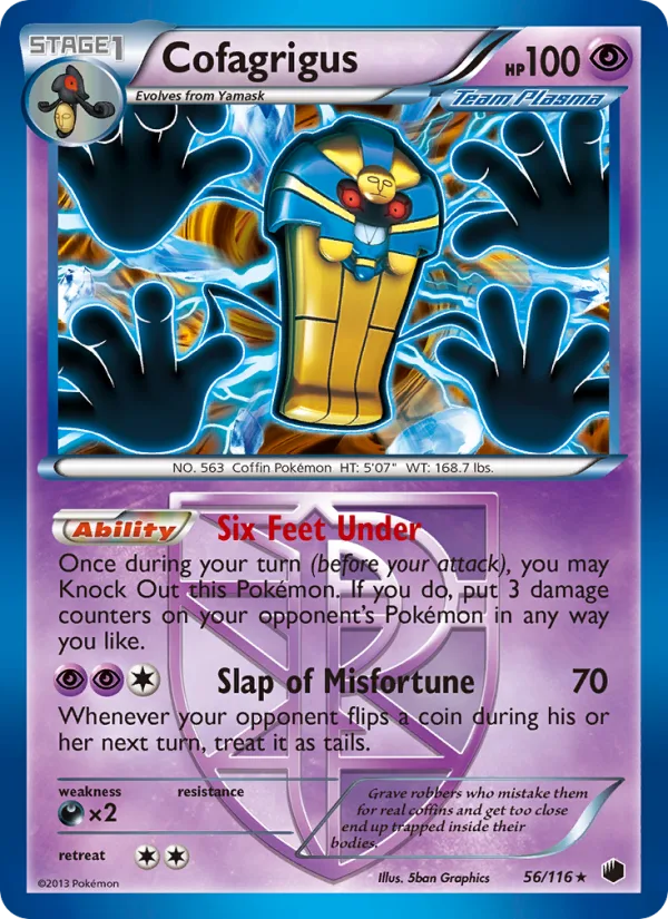 Cofagrigus · Plasma Freeze 56/116