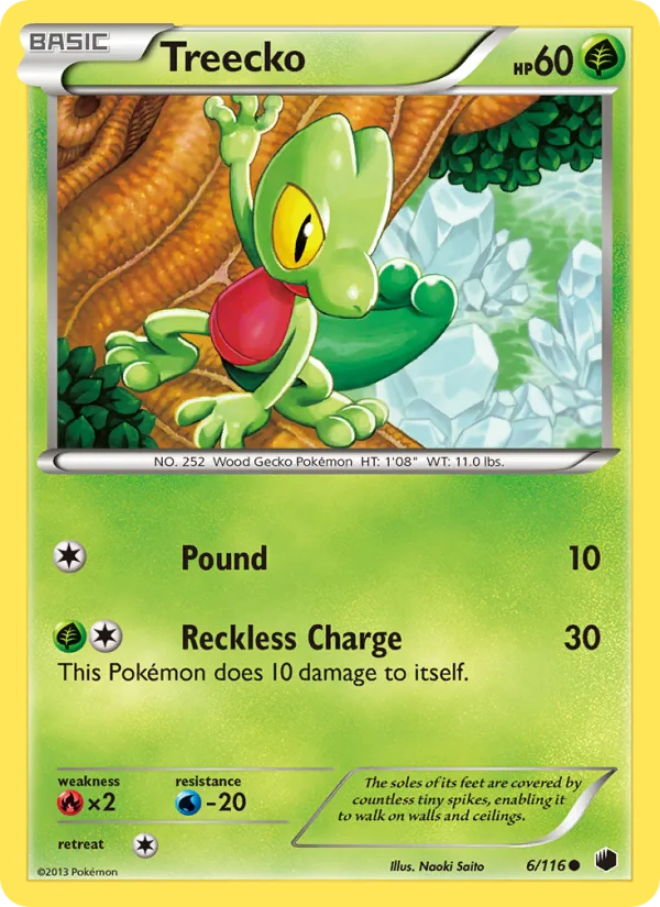 Treecko · Plasma Freeze 6/116