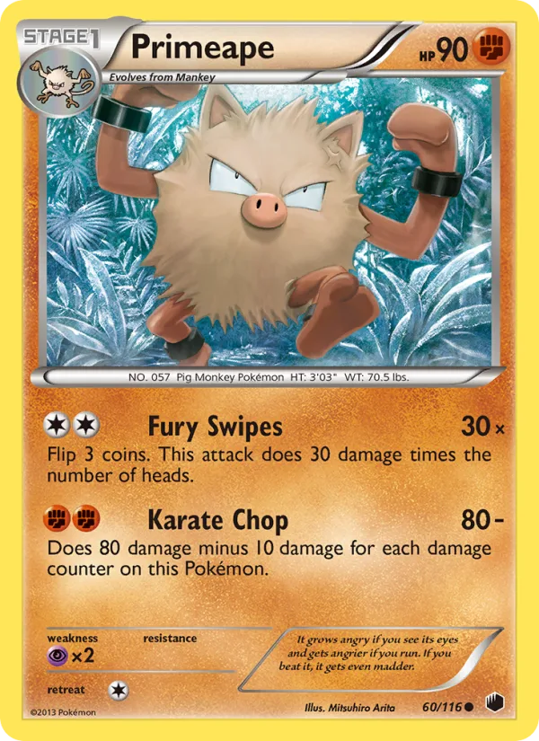 Primeape · Plasma Freeze 60/116